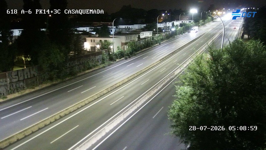 Cámara A-6 Provincia de Madrid KM 14,3