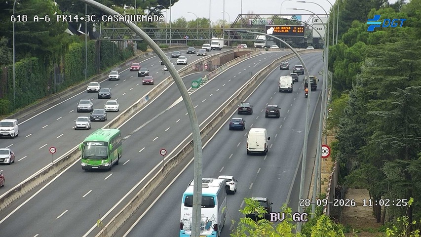 Cámara A-6 Provincia de Madrid KM 14,3