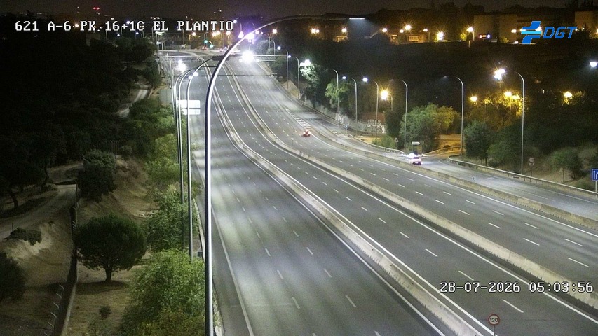 Cámara A-6 Provincia de Madrid KM 16,1
