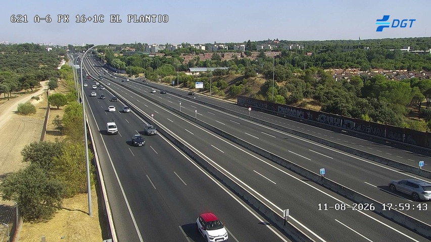 Cámara A-6 Provincia de Madrid KM 16,1