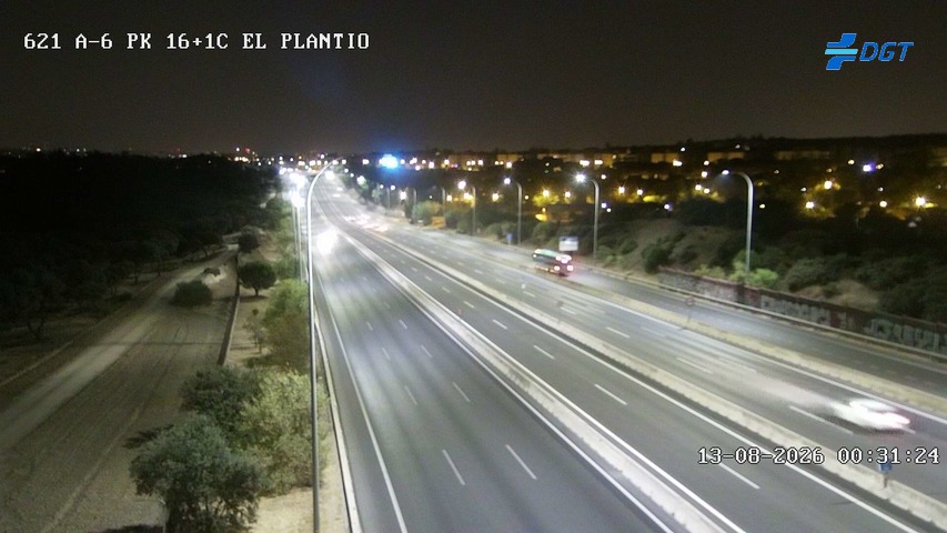 Cámara A-6 Provincia de Madrid KM 16,1