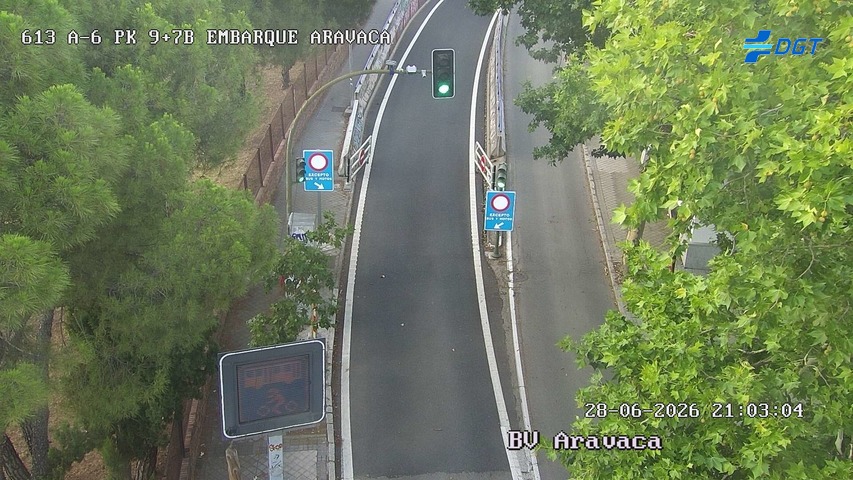 Cámara A-6 Provincia de Madrid KM 9,7