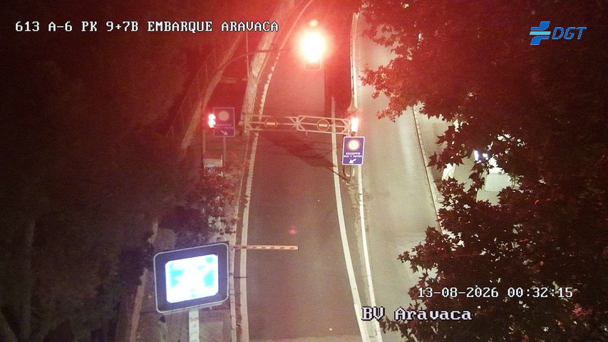 Cámara A-6 Provincia de Madrid KM 9,7