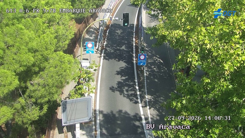 Cámara A-6 Provincia de Madrid KM 9,7