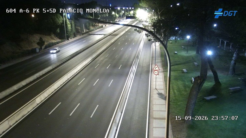 Imagen cámara A-6 Madrid Kilómetro 5,5