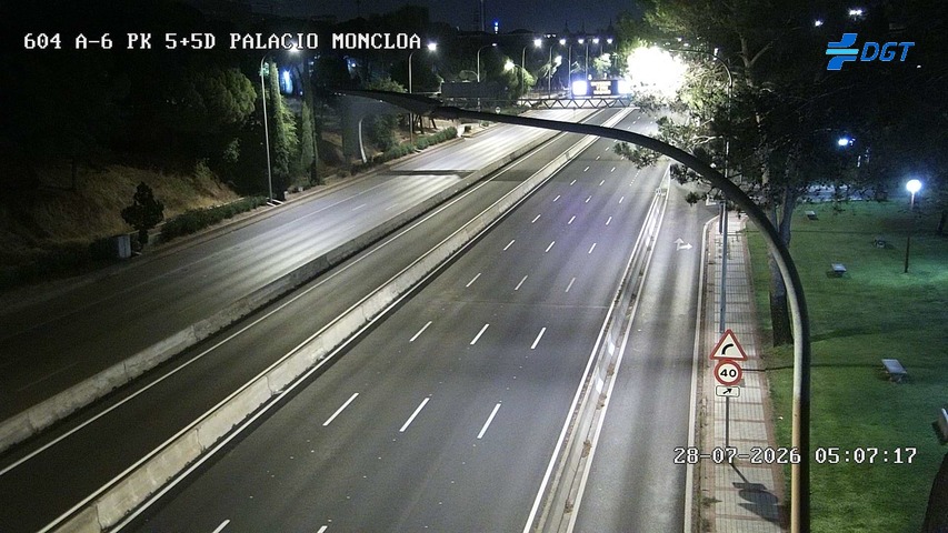 Cámara A-6 Provincia de Madrid KM 5,5