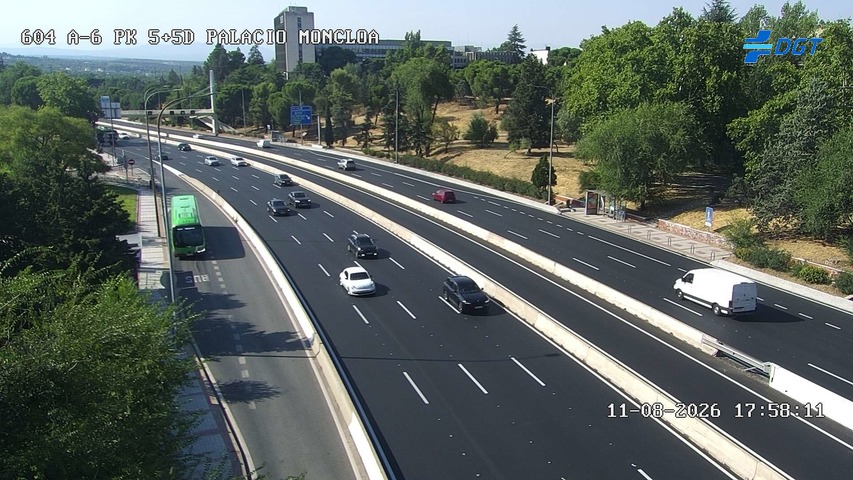 Cámara A-6 Provincia de Madrid KM 5,5