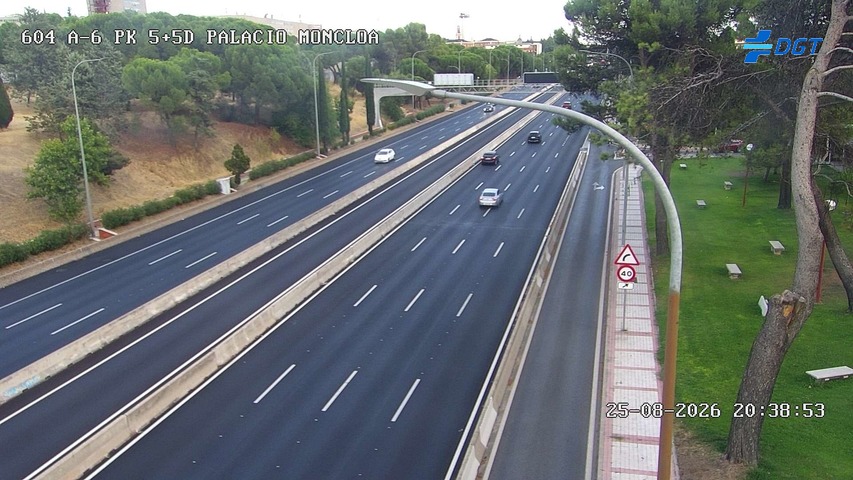 Cámara A-6 Provincia de Madrid KM 5,5