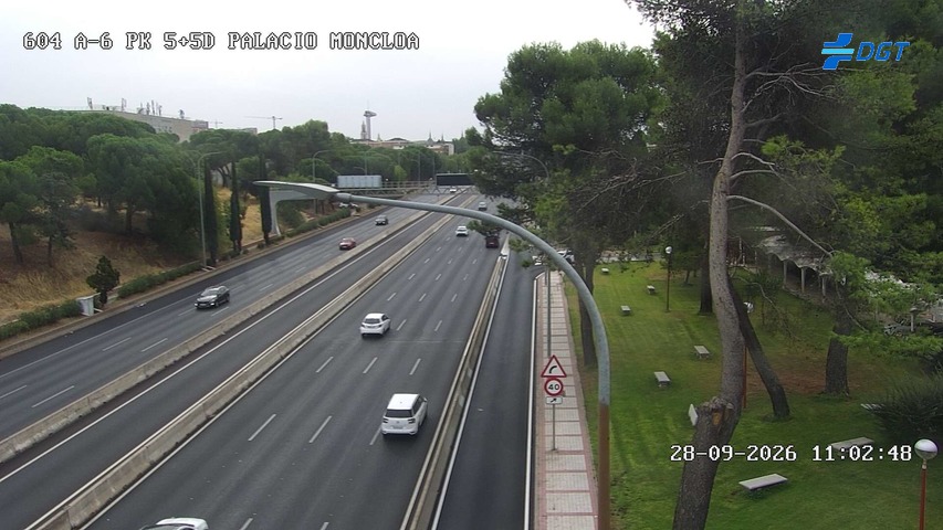 Cámara A-6 Provincia de Madrid KM 5,5