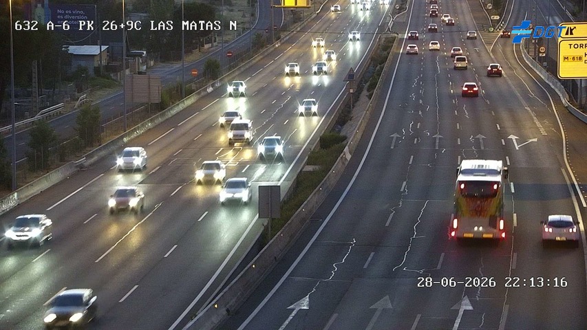 Cámara A-6 Provincia de Madrid KM 26,9