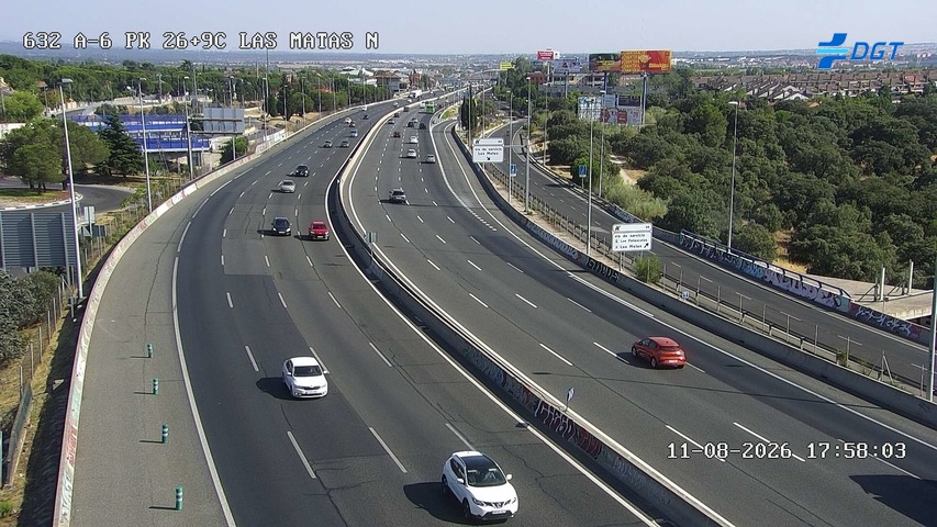 Cámara A-6 Provincia de Madrid KM 26,9