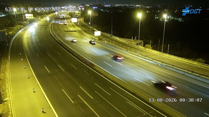 Cámara A-6 Provincia de Madrid KM 26,9