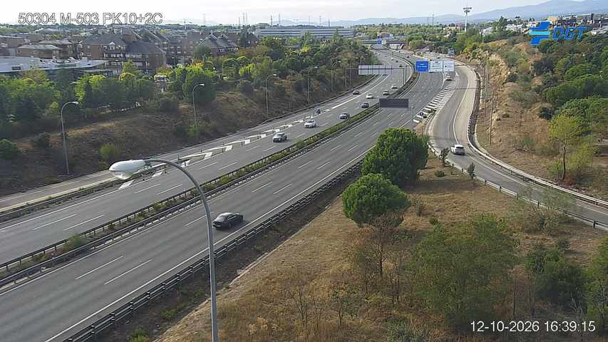 Cámara de tráfico en la M-503, km 10.2