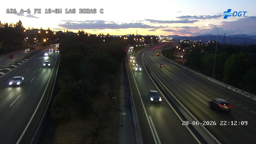 Cámara A-6 Provincia de Madrid KM 18,8