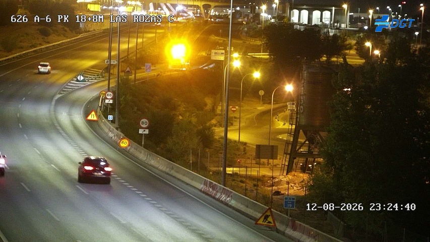 Cámara A-6 Provincia de Madrid KM 18,8