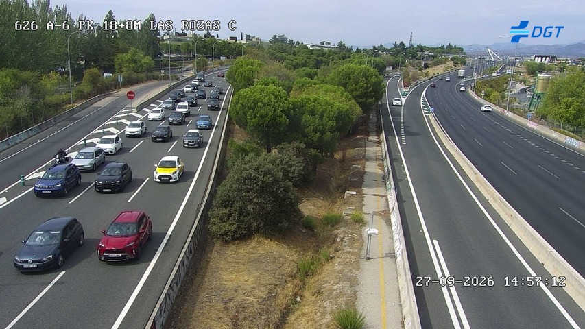Cámara A-6 Provincia de Madrid KM 18,8