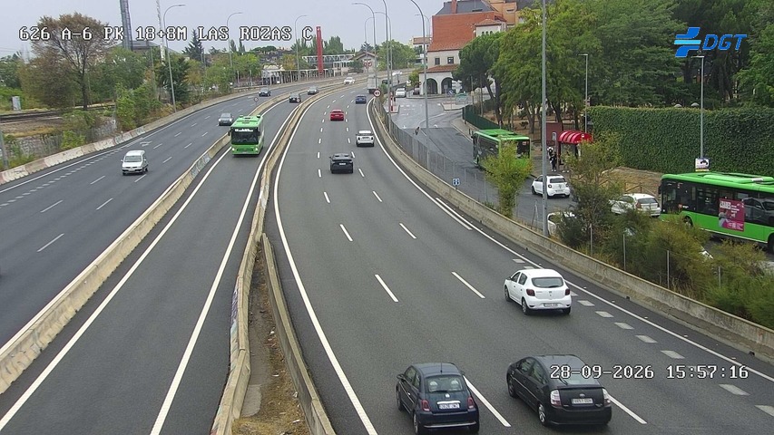 Cámara A-6 Provincia de Madrid KM 18,8