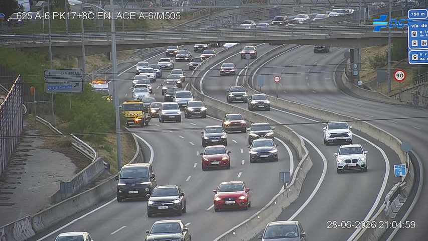 Cámara A-6 Provincia de Madrid KM 17,8