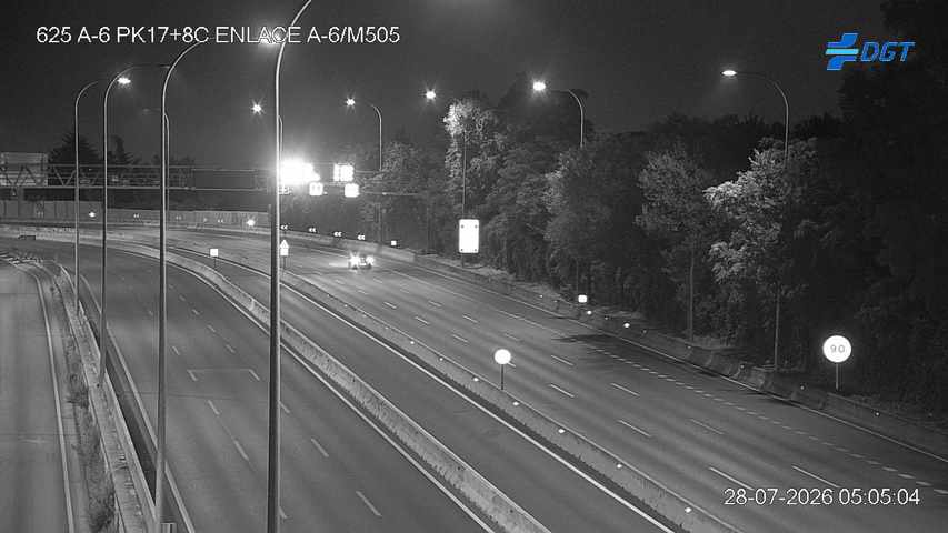 Cámara A-6 Provincia de Madrid KM 17,8