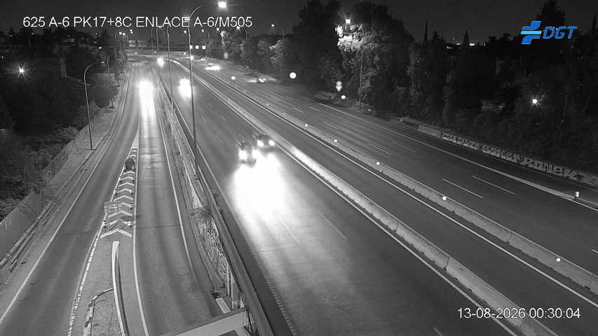 Cámara A-6 Provincia de Madrid KM 17,8