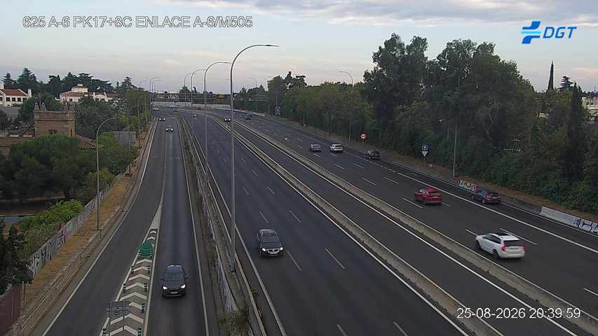 Cámara A-6 Provincia de Madrid KM 17,8
