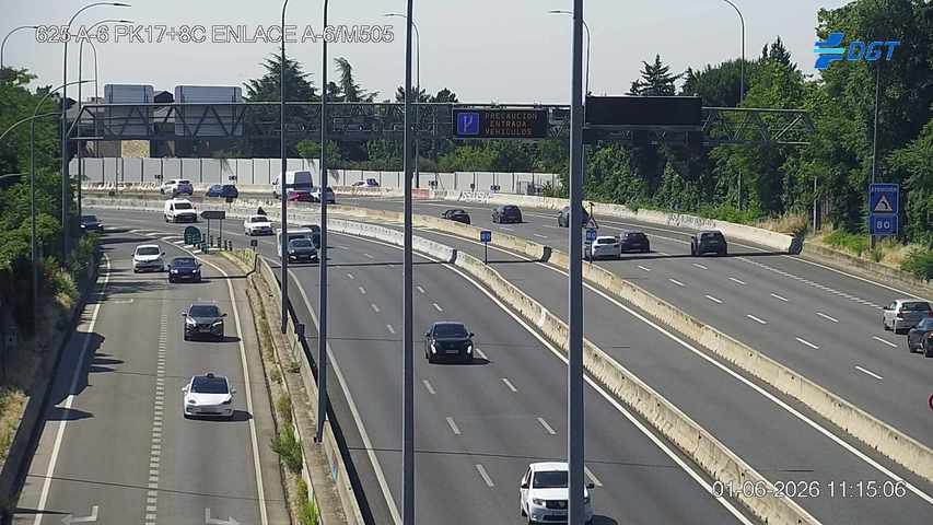 Madrid — A-6 km 18