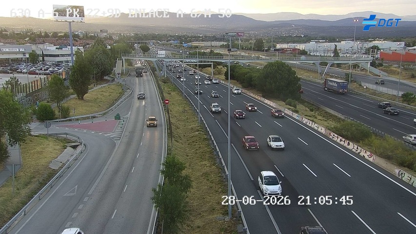 Cámara A-6 Provincia de Madrid KM 22,9