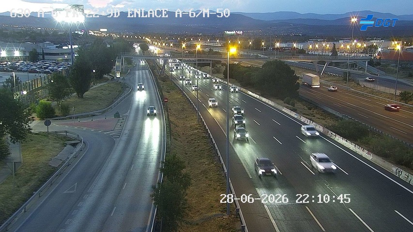 Cámara A-6 Provincia de Madrid KM 22,9