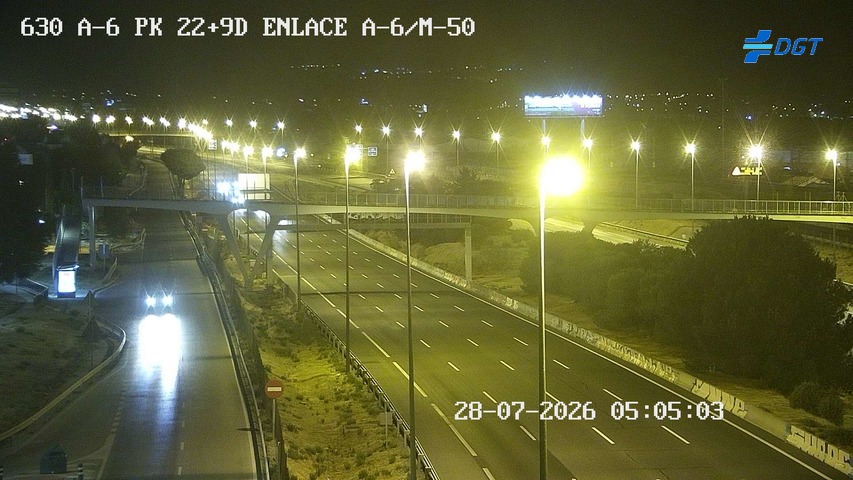 Cámara A-6 Provincia de Madrid KM 22,9