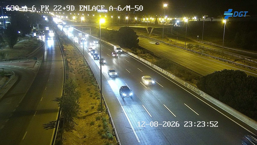 Cámara A-6 Provincia de Madrid KM 22,9