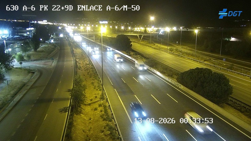 Cámara A-6 Provincia de Madrid KM 22,9