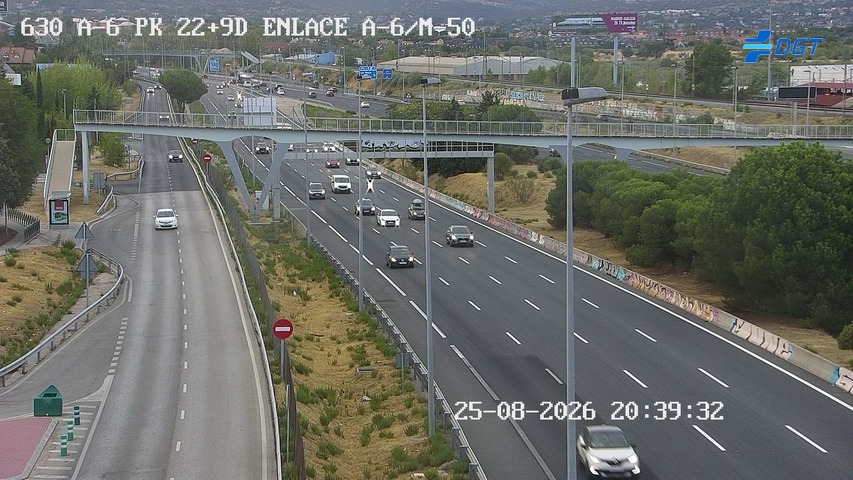 Cámara A-6 Provincia de Madrid KM 22,9
