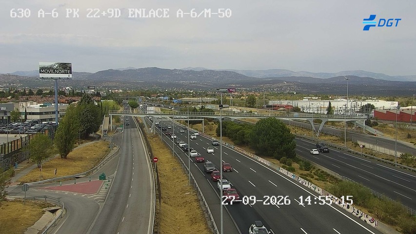 Cámara A-6 Provincia de Madrid KM 22,9