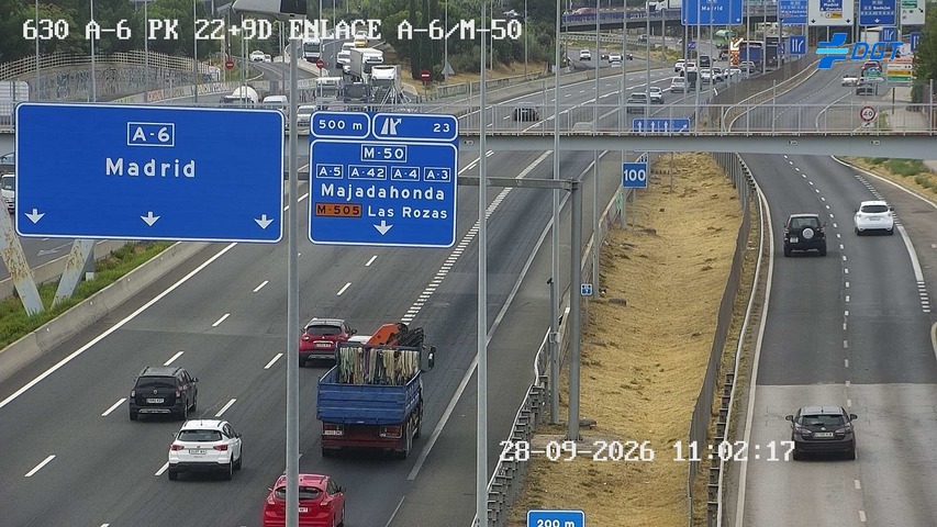 Cámara A-6 Provincia de Madrid KM 22,9