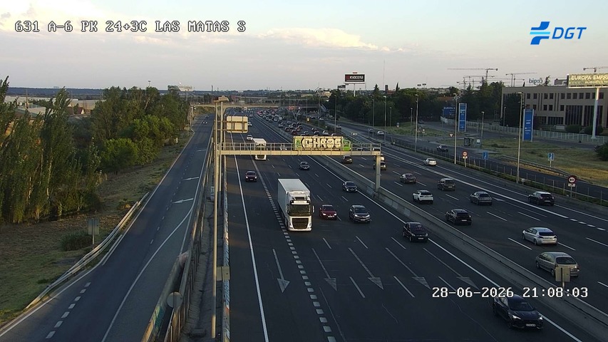 Cámara A-6 Provincia de Madrid KM 24,3
