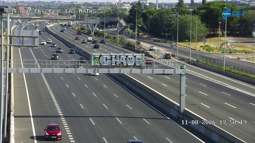 Cámara A-6 Provincia de Madrid KM 24,3