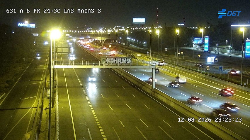 Cámara A-6 Provincia de Madrid KM 24,3