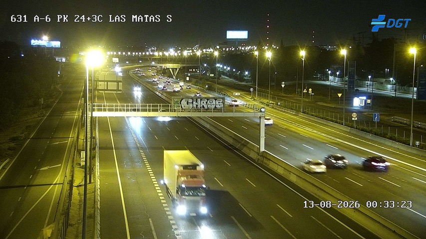 Cámara A-6 Provincia de Madrid KM 24,3