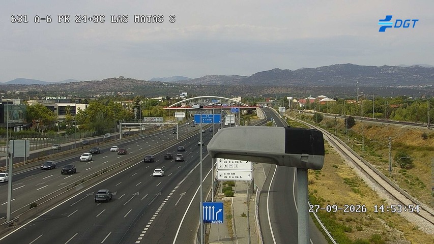 Cámara A-6 Provincia de Madrid KM 24,3