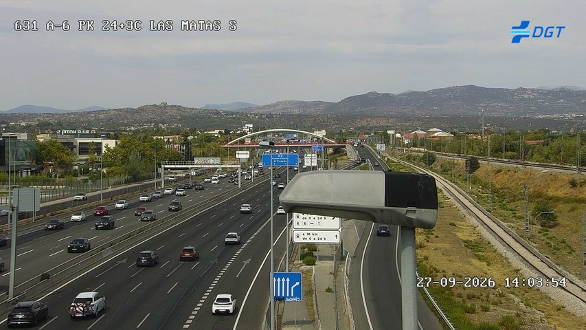Cámara A-6 Provincia de Madrid KM 24,3