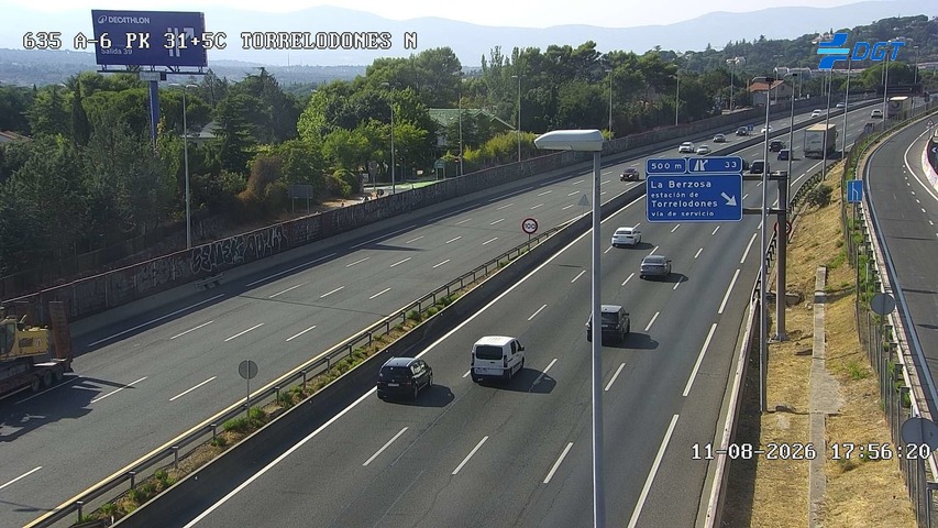 Cámara A-6 Provincia de Madrid KM 31,5
