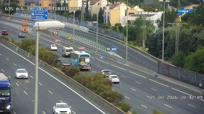Cámara A-6 Provincia de Madrid KM 31,5