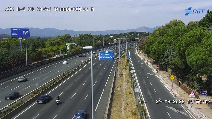 Cámara A-6 Provincia de Madrid KM 31,5