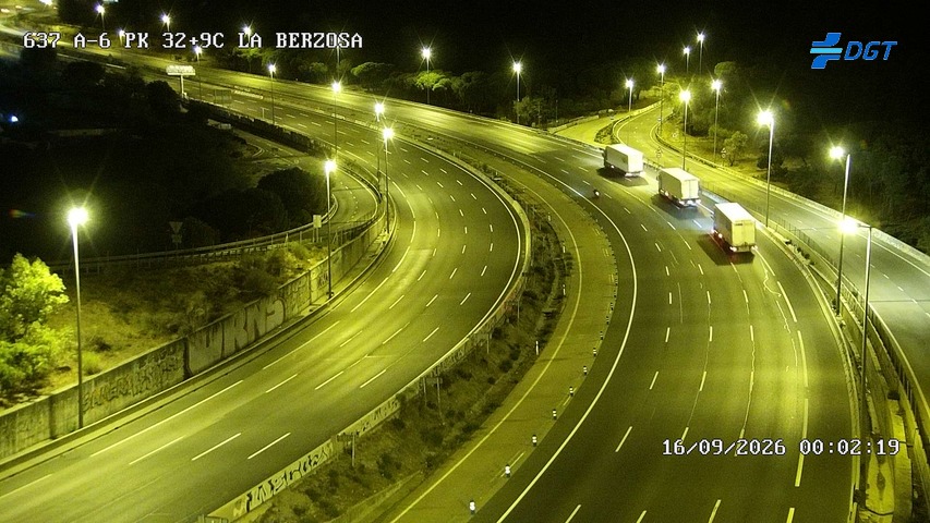 Imagen cámara A-6 Madrid Kilómetro 32,9