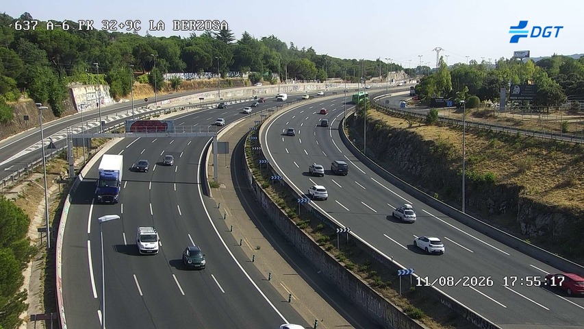 Cámara A-6 Provincia de Madrid KM 32,9
