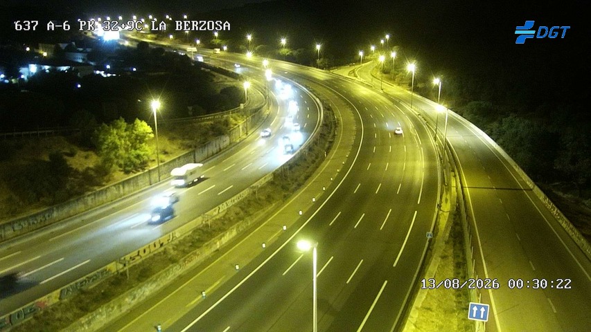 Cámara A-6 Provincia de Madrid KM 32,9