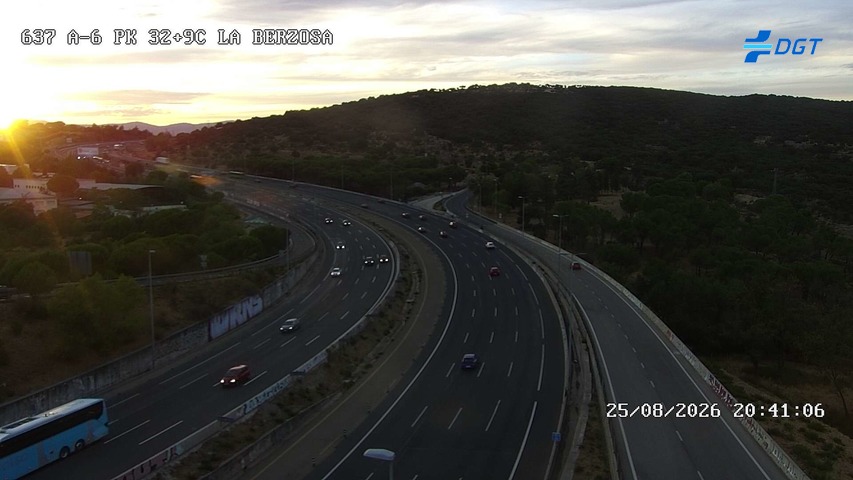 Cámara A-6 Provincia de Madrid KM 32,9