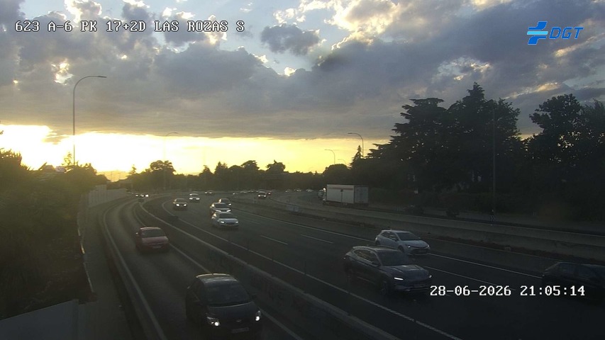 Cámara A-6 Provincia de Madrid KM 17,2