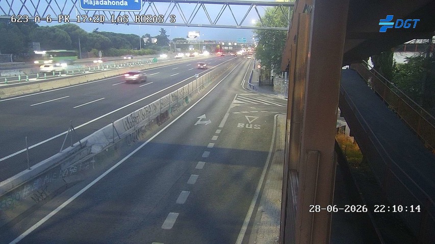 Cámara A-6 Provincia de Madrid KM 17,2