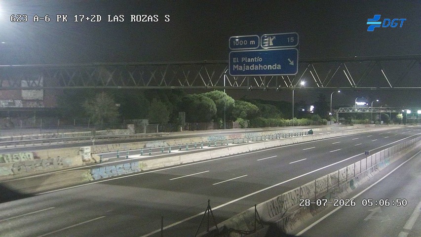 Cámara A-6 Provincia de Madrid KM 17,2